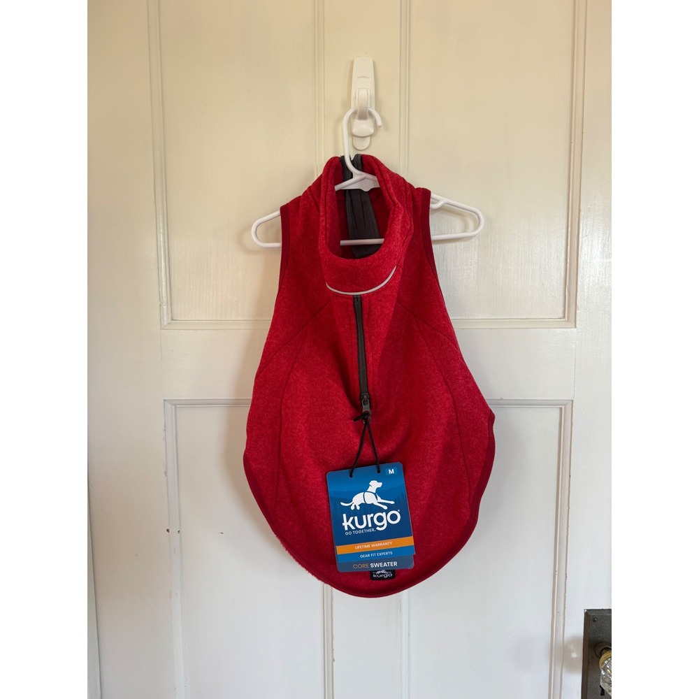 NWT Kurgo Dog red Core Sweater size medium